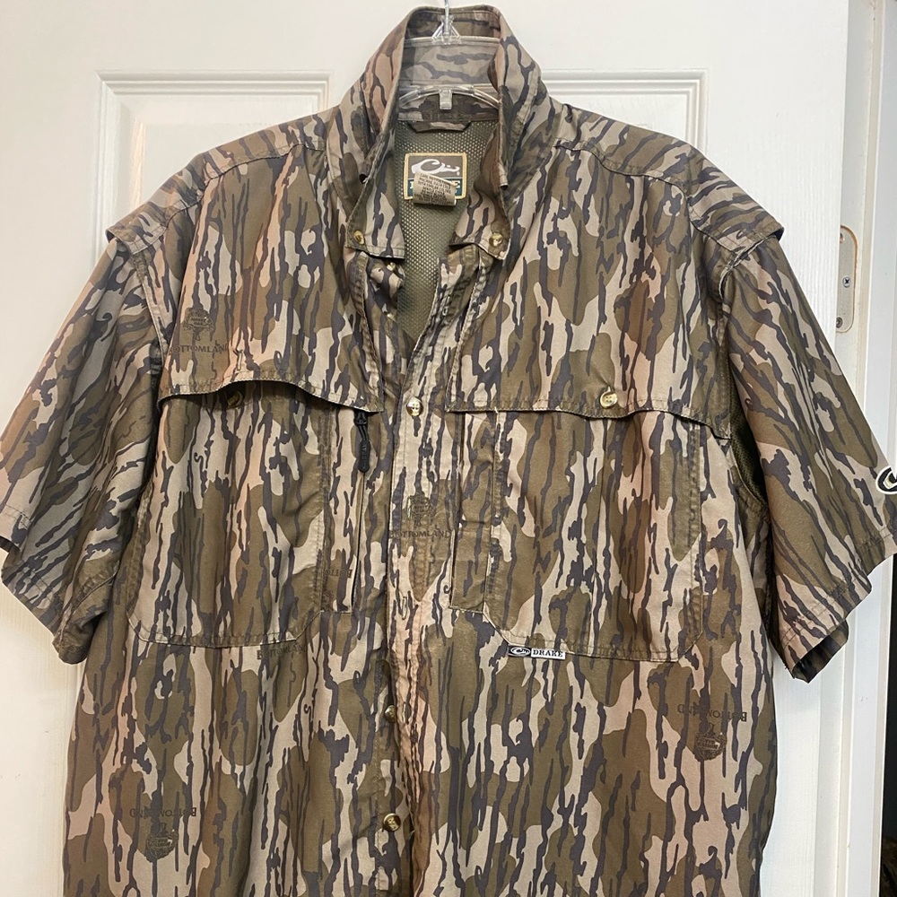 Drake camo fishing shirt.